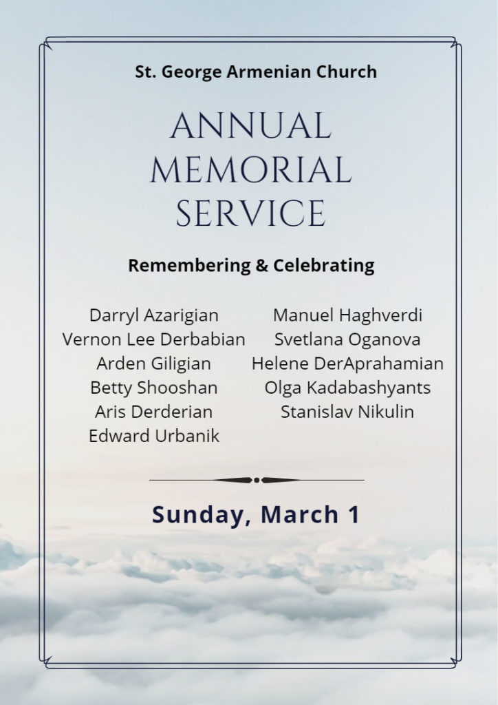 Memorial Service