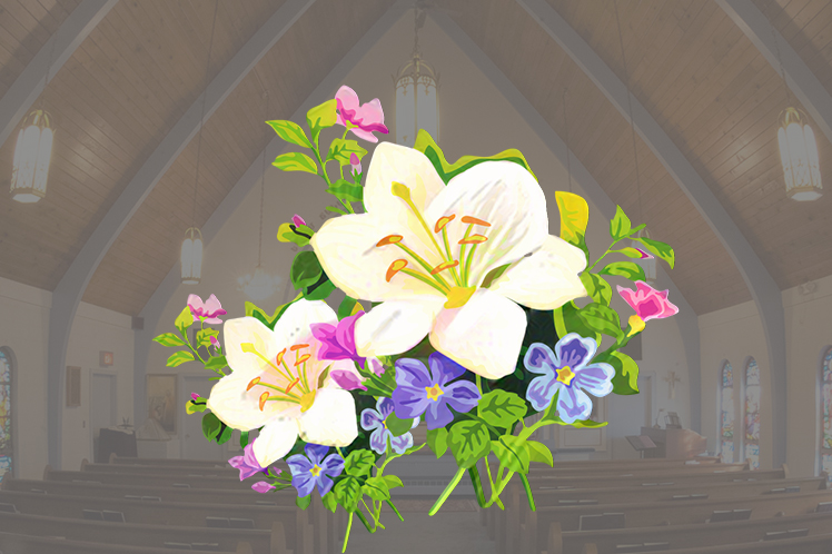 Easter Altar Flowers