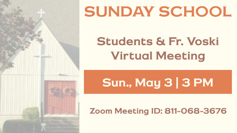 Sunday School Virtual Meeting