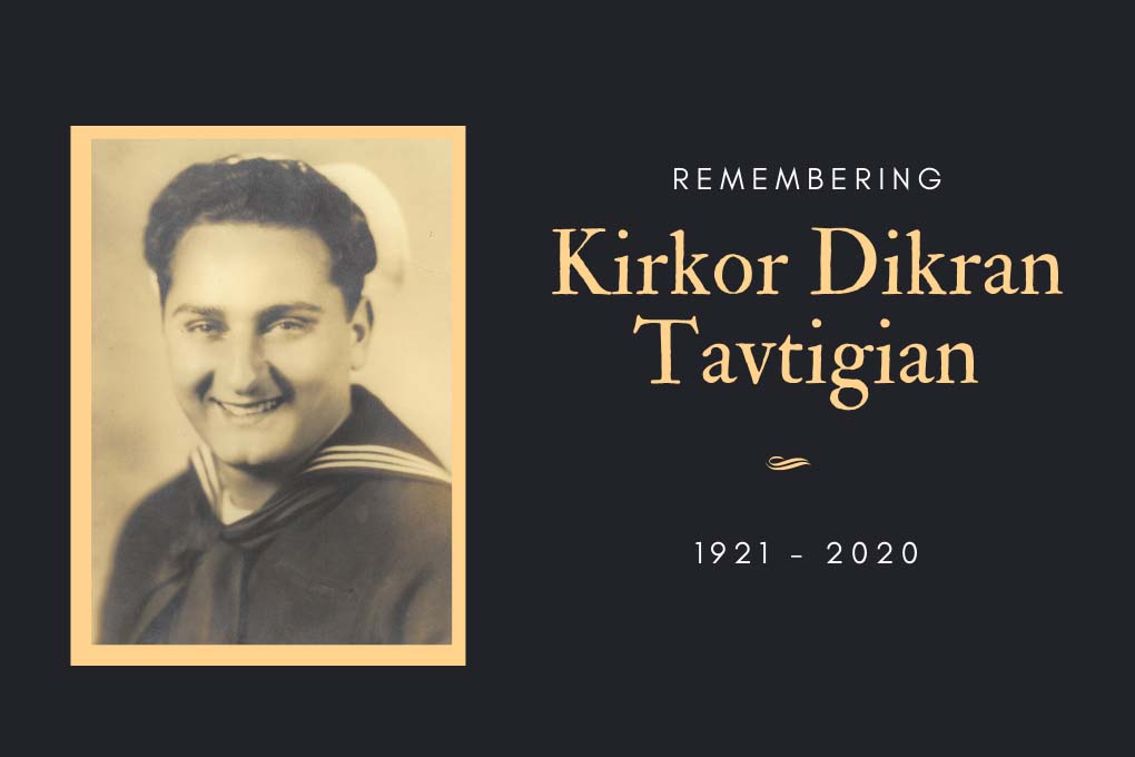 Obituary - Kirkor Dikran Tavtigian