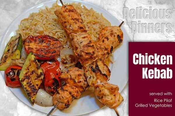 Chicken Kebab Dinner