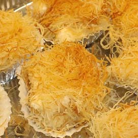Khadayif Ricotta cheese