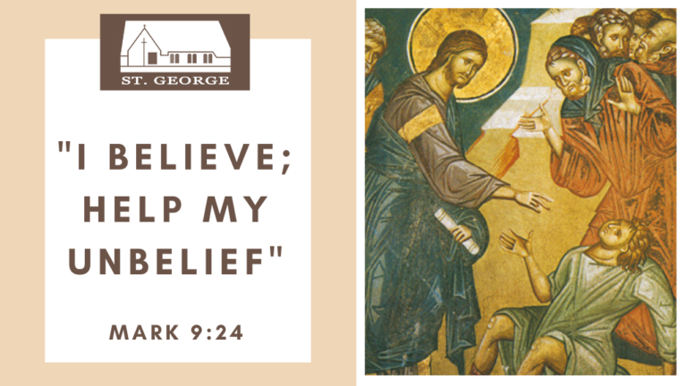 Reflection Mark 924 “i Believe Help My Unbelief” St George