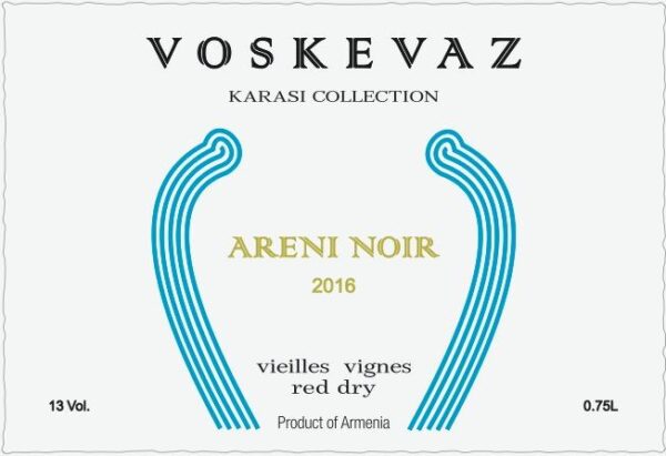 Voskevaz Karasi Collection Areni Noir 2016