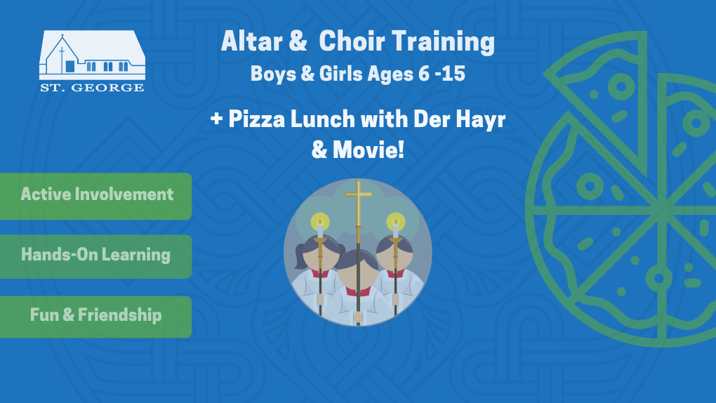 Altar & Choir Training for Boys & Girls
