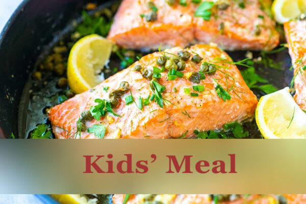Kids meal Baked Salmon