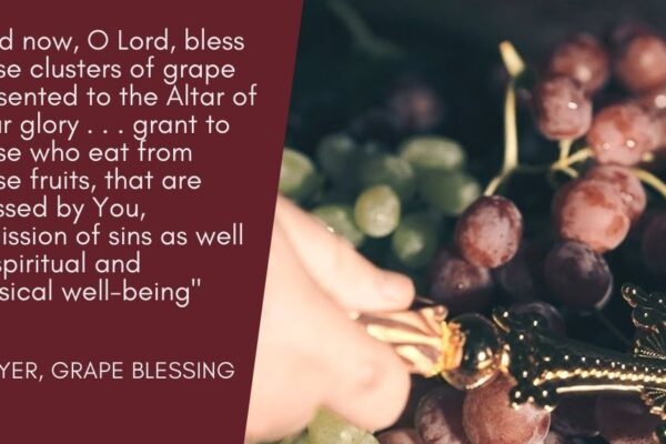 prayer grape blessing