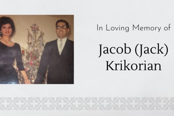 Obituary Jacob (Jack) Krikorian