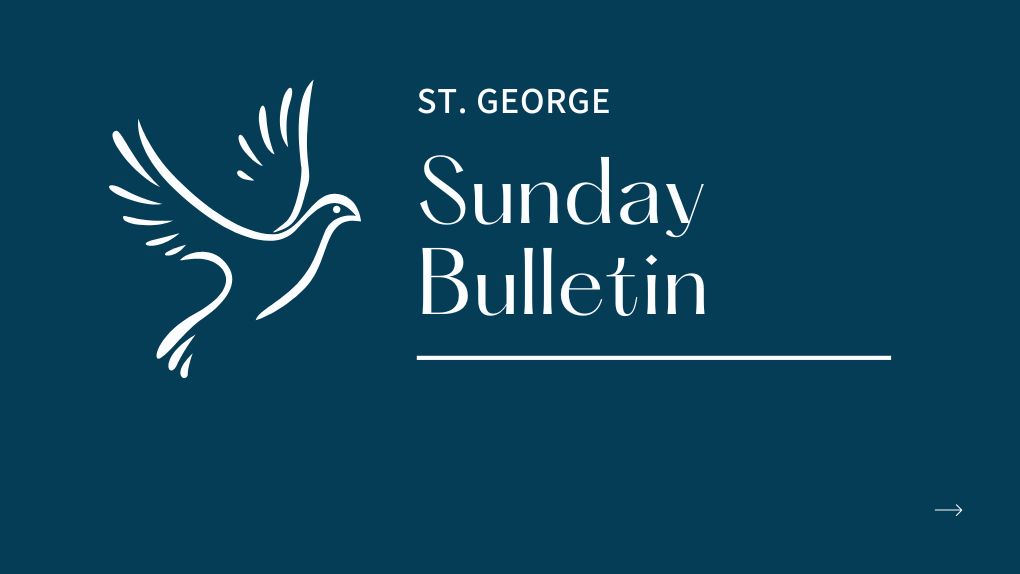 Sunday Bulletin