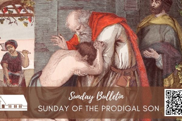 Sunday of the Prodigal Son